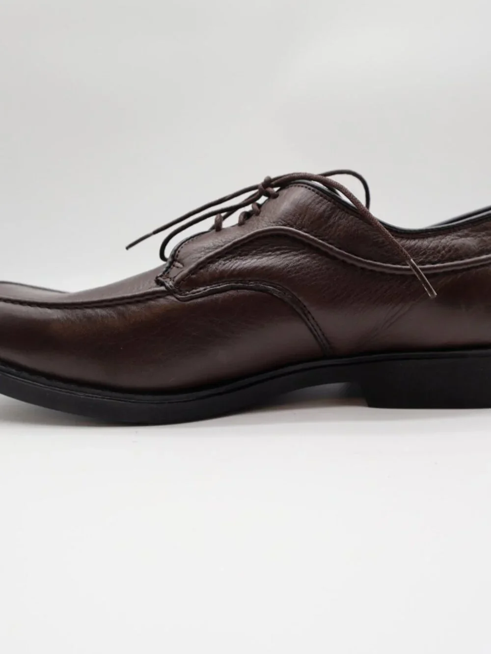 Hush Puppies Tribute Oxford Mens 10 Dark Brown Leather Dress Shoe 16408 New